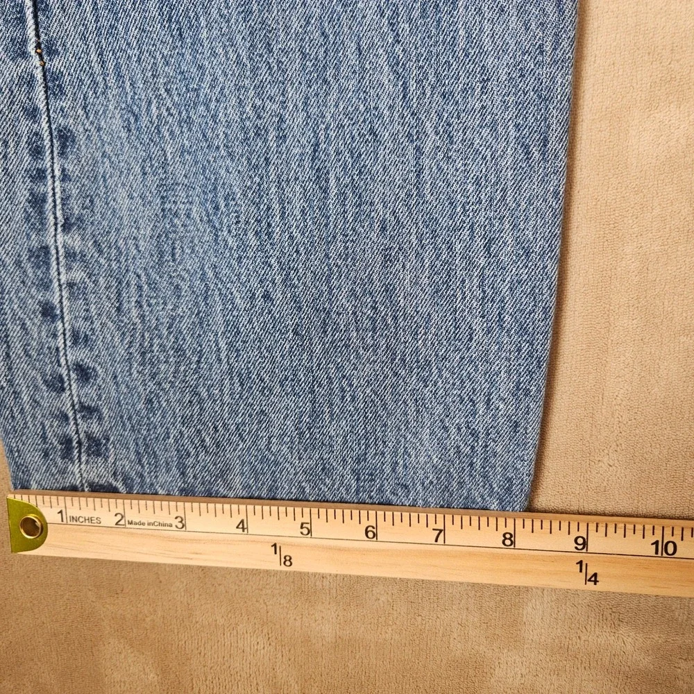 Levis 501 Original Fit Mens Blue Denim Straight Leg Button Fly Jeans 36x30